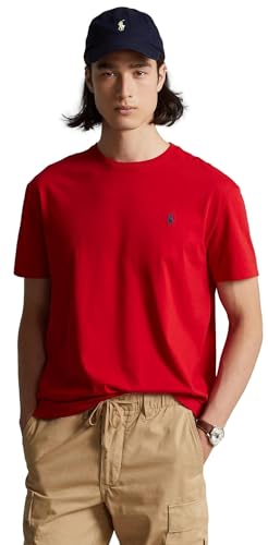 Image of Polo Ralph Lauren Mens Crew Neck T-Shirt (L, NewRed), Large