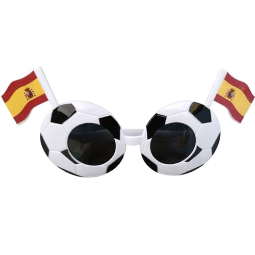 Axcvveiyi Soccer Glasses with Flag, Fan & Coach Gifts