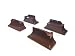 Stander Recliner Risers - Adapatable Slip Resistant Easy Chair Lift - Set of 4