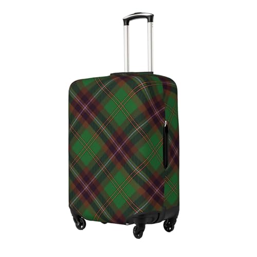 Plaid-Design Luggage Cover, Protective Washable Suitcase Cover - Travel Fashion Elastic Suitcase Protector Large2