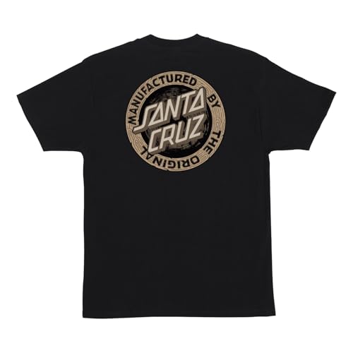 SANTA CRUZ Carved MFG S/S Heavyweight T-Shirt Black XL Mens