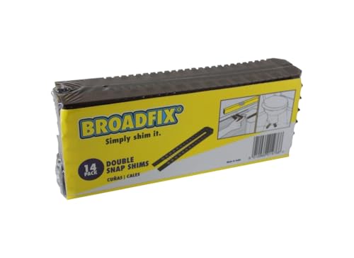 Image of Broadfix Plastic Double Snap Wedge Shims. 14 pcs per Unit