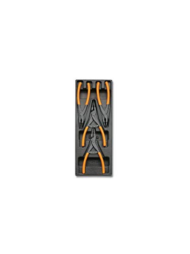 Set di 4 pinze seeger, vendute in modulo rigido termoformato
