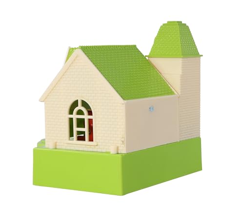 Image of Toyzone Katty Castle Coin Bank - Green |Classic Cat House Toy | Coin Stealing Cat House |House of Cat | Coin Collecting Saving Bank for Kids |for 3+ Year
