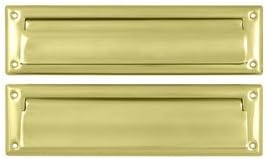 13.12 in. Mail Slot with Interior Flap- Bright