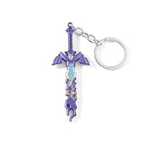 DYMSUP Alloy Decayed Master Sword Keychain, Gaming and Cartoon Souvenir Collection (Master Sword)