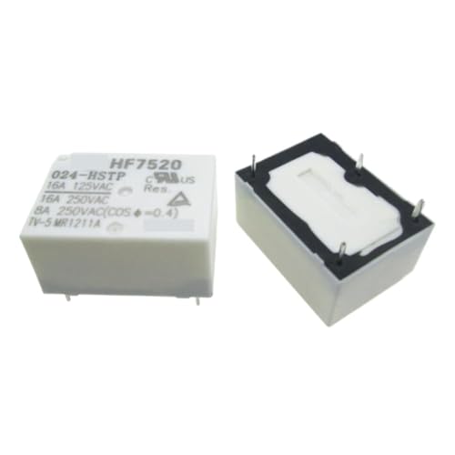 Relais 24VDC HF7520 024-HSTP 16A 250VAC DIP4 composant industriel