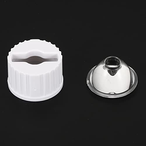 Image of PATIKIL 20mm LED Lens 5 Degree with Plastic Holder, 8 Set Acrylic Optical Lenses for 1W 3W High Power LED Light, White /Transparent