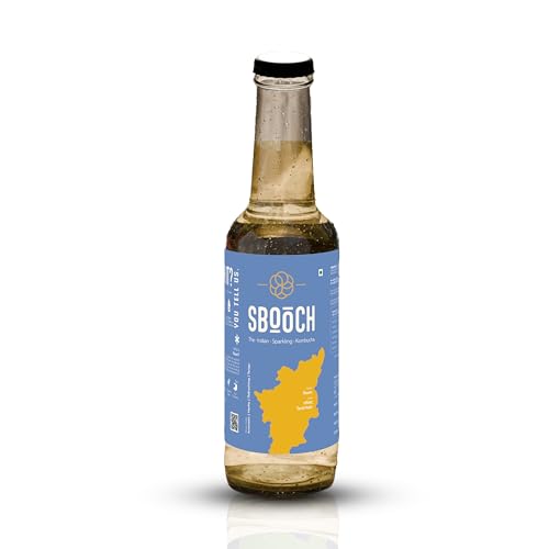 Image of SBOOCH - Rasam - Sparkling Kombucha 275ml Pack of 6 Rasam Flavour | Naturally Fermented Tea Drink | Low Sugar, Vegan, Non-Alcoholic | Clean, Gut-Friendly, Antioxidant-Rich Refreshing Beverage