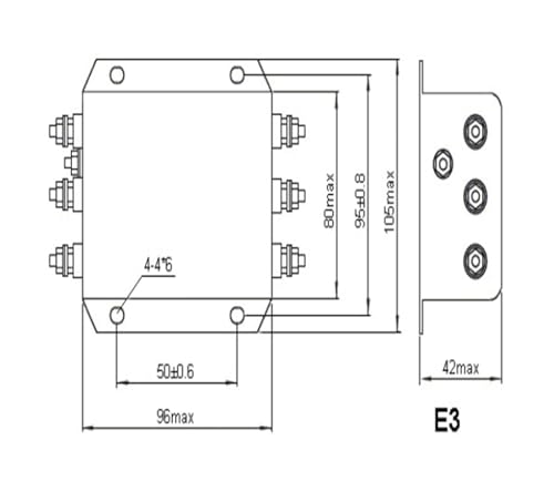 Filtre entrée AC SJD710-16A stoppant les interférences de conversion servo 220V - 2