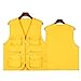 Kid's Cargo Vest for Outdoor, Adventure, Safari and Travel Wear Multi Pockets Zip Up Sleeveless Casual Outwear