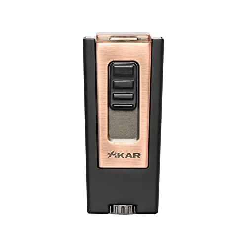 Encendedor Xikar Trezo Triple Llama Jet Negro miniatura 3