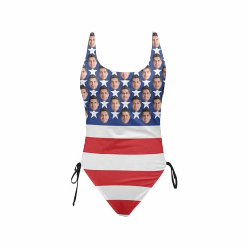 Custom Bathing Suits with Face Printed Personalized Swimsuits with Picture of Husband Pet Photo for Women4