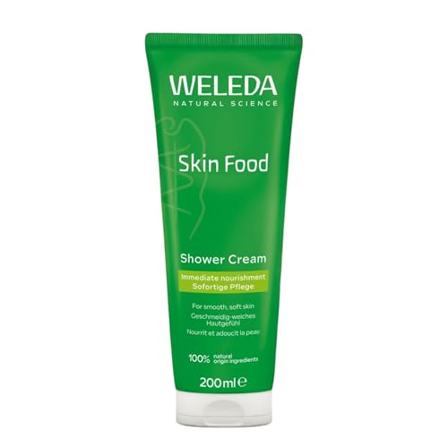 Weleda - Skin Food, Gel de Ducha Cremoso, Limpia Suavemente y Nutre la Piel, con Caléndula, 100% Natural, Piel Seca o Sensible, Vegano - 200 ml