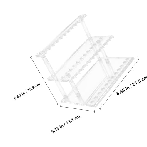 Porte-stylos acrylique transparent 24 compartiments rangement papeterie bureau