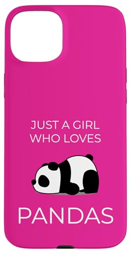Just One Girl Adores Pandas �L���[�g���킢���A�[�g �X�}�z�P�[�X iPhone 15 Plus �p