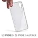 totallee Clear iPhone Xs Case, Thin Cover Ultra Slim Minimal - for Apple iPhone Xs (2018) (Transparent)
