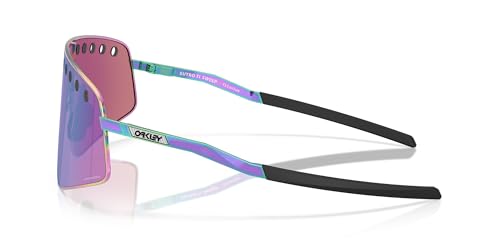 Image of Oakley Sunglasses for Men - OO6025 Sutro TI Sweep Sunglasses with Rimless Titanium Frames PRIZM Lenses