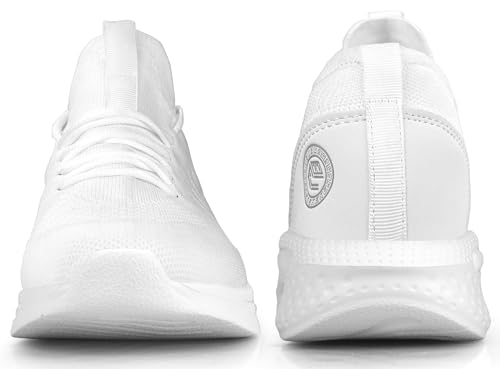 Image of Pujcs Mens Tennis Shoes Slip on Sneakers Ligthtweight Wlking Running Shoes for Work Gym Workout Sports Atheletic