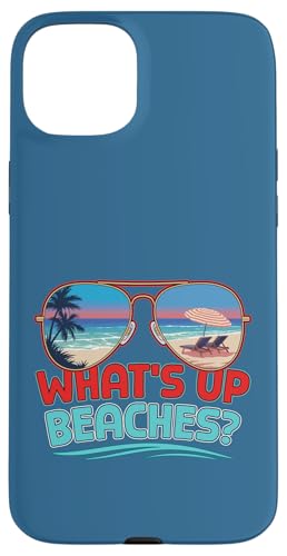 What's Up Beaches �Ƒ����s�y�����N���[�W���O �X�}�z�P�[�X iPhone 15 Plus �p