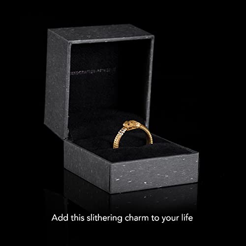 Coppertist.wu Ouroboros Ring Brass Snake Serpent Rings Aesthetic Jewelry Gift For Men Women (8) #TOP6