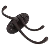 Gatuida Multi-Functional Retro Alloy Clothes Hook Wall Mounted Vintage Coat Hook for Hats Scarves Bags