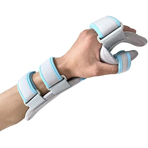 SXHMSAL Mano Soporte Férula, Anti-Espasticidad Dedo Entablillado Stroke Equipo Rehab, Dedo Ajustable Orthoticsfor Stroke/Hemiplejía Y Traumaticbrain Lesiones, Ayudas De Rehabilitación,Right,M SXHMSAL Mano Soporte Férula, Anti-Espasticidad Dedo Entablillado Stroke Equipo Rehab, Dedo Ajustable Orthoticsfor Stroke/Hemiplejía Y Traumaticbrain Lesiones, Ayudas De Rehabilitación,Right,M