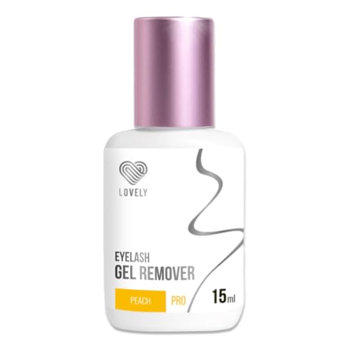 Gel Removedor de Pestañas | Removedor de Extensiones de Pestañas | Extensiones de Pestañas | LOVELY (15ml), Fragancia:Melocotón
