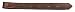Weaver Leather Doubled and Stitched Skirting Leather Off Billet, 1 3/4 x 39-Inch, Dark Chocolate