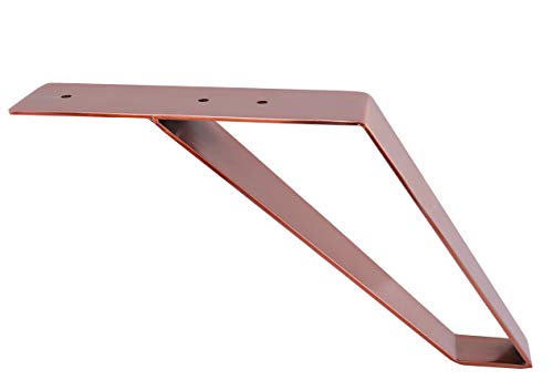 1X 6'' Inch Steel Sofa Leg.vintage Mid Century Modern Leg/Feet.metal Sofa Cabinet Leg,Chair Legs,Ottoman Leg,Brushed Copper #TOP1