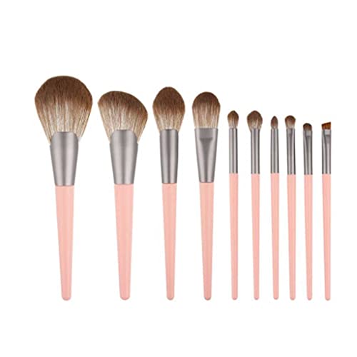 10Pcs Makeup Brushes Set Cosmetic Eye Shadow Eyeliner Foundation Blush Blending Beauty Make Up Brush image 4