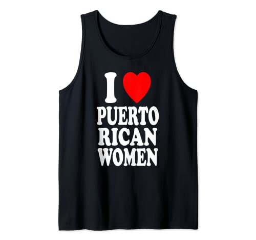 I Heart (Love) Puerto Rican Women Sexy Hot Atraction Camiseta sin Mangas