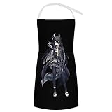 [RFSHOPWF] ウマ娘 ライスシャワー エプロン H型シンプルカフェエプロン おしゃれレディースメンズポケット付き シワになりにくい撥水汚れにくい家庭用ピナフォア 保育士キッチン業務用作業用えぷろん。70cm×84cm