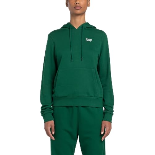 Reebok ID Small Logo, Suéter Mujer, DRKGRN,