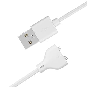 Cable cargador magnético de repuesto de 0.236 in, cable de CC magnético de 2.7 pies para herramientas de rosa, masajeadores de palo y masajeador de juguetes, eléctrico, cepillo de dientes, para