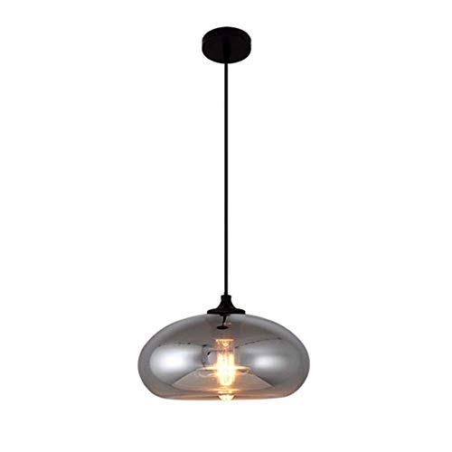 Lustre lanterne en verre vintage E27 suspension décorative art rétro salon et hôtel