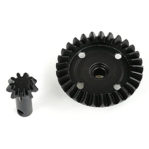 ELLANA Transmission Angle Metal Helical Teeth Gear Drive Bevel Gear Diff Gear Fit for 1/8 Racing Car Gear Brushless Truck Parts Vehicles Toys Driver Shaft