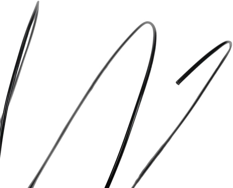 10X 3D Printer Pen Filament 1.75Mm PLA 10M(Black PLA)