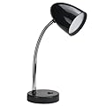 ENERGETIC SMARTER LIGHTING LED Desk Lamp, Flexible Gooseneck with Table lamp, 3.5W 240LM 4000K Cool White Study Lamps for Bedroom and Office, Eye Protection, ETL Listed,Black