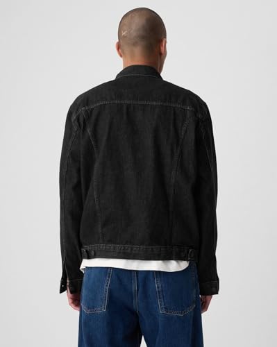 Image of GAP Men's 100% Cotton Regular Fit Stylish Denim Jacket