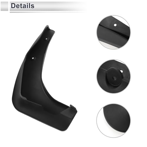 Image of X AUTOHAUX 1set Front and Rear Mud Flaps Splash Guards Mud Guards for BMW 1 Series(116i /118i) F20 2012-2016 W /Mount Accessories
