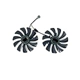 Tension : 12 V CC. HKVTVCYPYA 2 pièces 85MM HY-D09010SH HA9010H12SB-Z ventilateur GPU Compatible for MSI GTX 1660 1660TI RTX 2060 VENTUS refroidisseur de carte vidéo