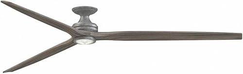 Miniatura 13 de Fanimation Spitfire - Ventilador de techo de 3 aspas de 19.42 pulgadas de alto y 96 pulgadas de ancho con acabado negro y cuchillas de koa, kit de