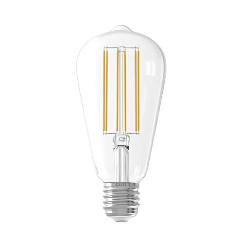 LED a filamento lungo regolabile rustico lampade 240 V E27ST64 trasparente