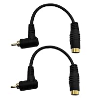 Amazon.co.jp: Traovien 金メッキSビデオからRCAケーブル コンポジット