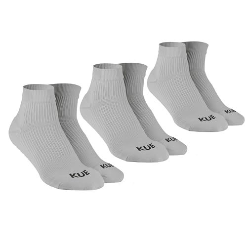 Image of KUE Compression Ankle Socks For Men & Women I Improved Blood Circulation, Pain Relief, Daily Use, Running & Sports, Premium Fabric, Moisture Wicking I Ankle Length Sports Socks