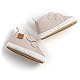 BABSMULY Baby-Schuhe für Jungen und Mädchen, rutschfeste Gummisohle, High-Top-PU-Leder, Sneaker, Kleinkind, Krippenschuhe, Neugeborene, Loafers, Flache Schuhe (Beige, 12-18 Monate Kleinkind)