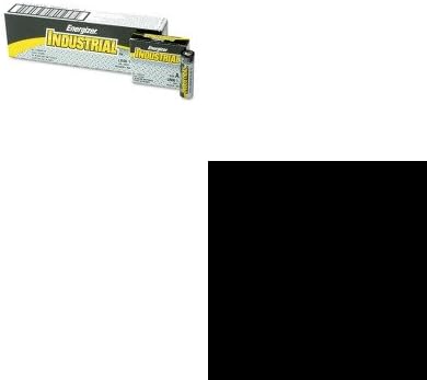 KITEVEEN91HERN4828EWRC1 - Value Kit - BlueCollar Drawstring Trash Bags (HERN4828EWRC1) and Energizer Industrial Alkaline Batteries (EVEEN91)