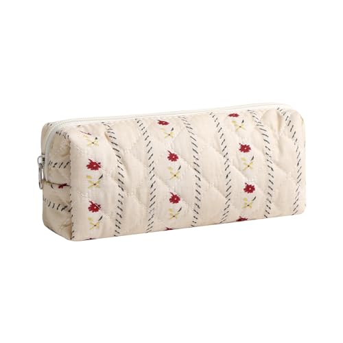Image of Pencil Case Pen Case Office College School Storage Bag Pouch Holder Box Organizer Makeup Pouch Cosmetic Bag Aesthetic Cute Pencil Case for Girls Boys Kids (R)