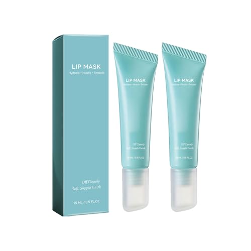 Soothing Prep Lip Mask, Cooling Peel-Off Lip Mask, Gentle Daily Exfoliator for Lips, Clear Overnight and Daily Moisturizing Treatment for Very Dry Lips, Moisture Plumping Conditioner
